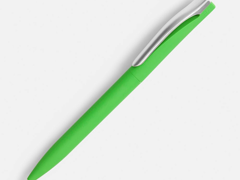 Ручка шариковая Pin Soft Touch, зеленая