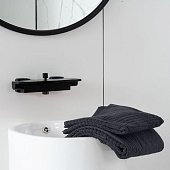 Полотенце Farbe, большое, темно-серое