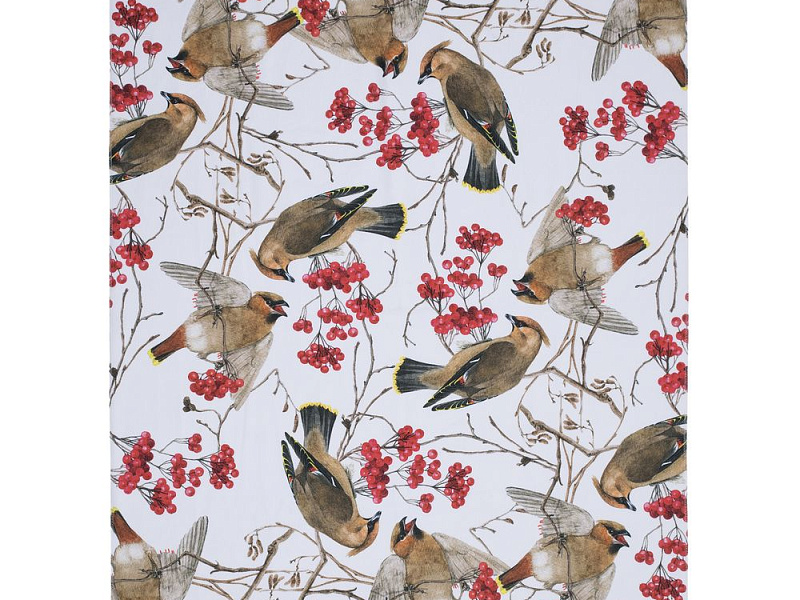 Флисовый плед Winter Bird