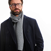 Шарф Bernard, серый меланж