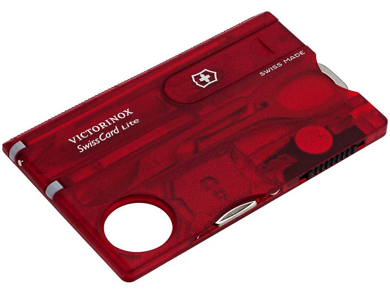 Набор инструментов SwissCard Lite, красный
