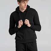 Толстовка на молнии с капюшоном Siverga Heavy 2.0, черная