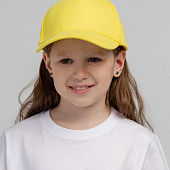 Бейсболка детская Standard Kids, желтая