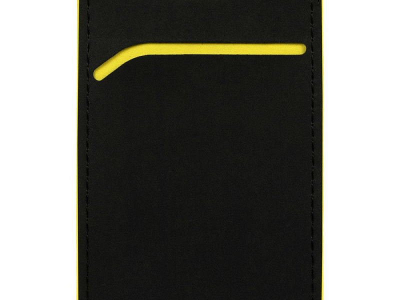 Чехол для пропуска Multimo, черный с желтым