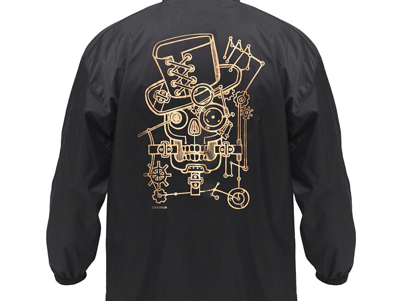 Ветровка John Steampunk, черная