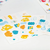 Наклейки бумажные Sticker Pack на заказ, S