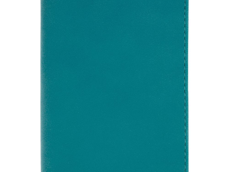 Обложка для паспорта Nubuk, бирюзовая