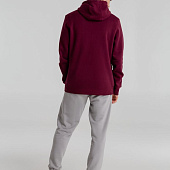 Толстовка с капюшоном унисекс King, бордовая