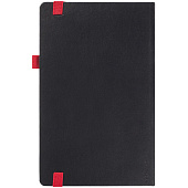 Ежедневник Ton, недатированный, черный с красным