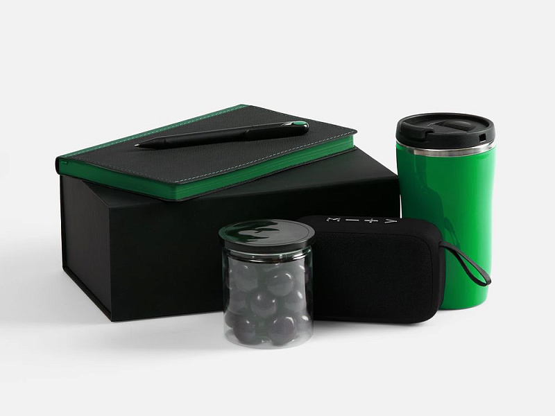 Набор Nice Twice Underway, черный с зеленым