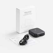 Складная станция беспроводной зарядки Trilogic, черная