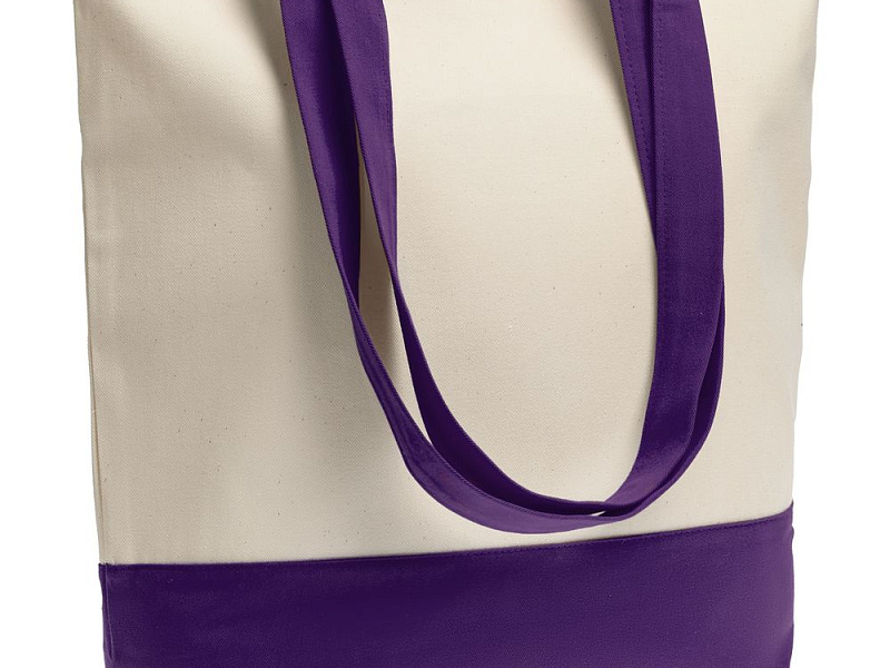 Холщовая сумка Shopaholic, фиолетовая