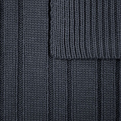 Шарф Knit Beat, серый (графит)