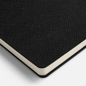 Ежедневник Lungo, недатированный, черный