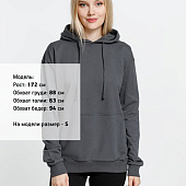 Худи Kirenga 2.0, темно-серое (графит)