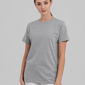 Футболка унисекс T-bolka 160 Original, серый меланж