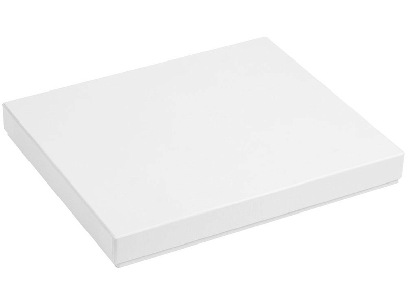 Коробка Overlap с ложементом под ежедневник и аккумулятор, ver.2, белая