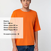 Футболка унисекс оверсайз Street Vibes, оранжевая