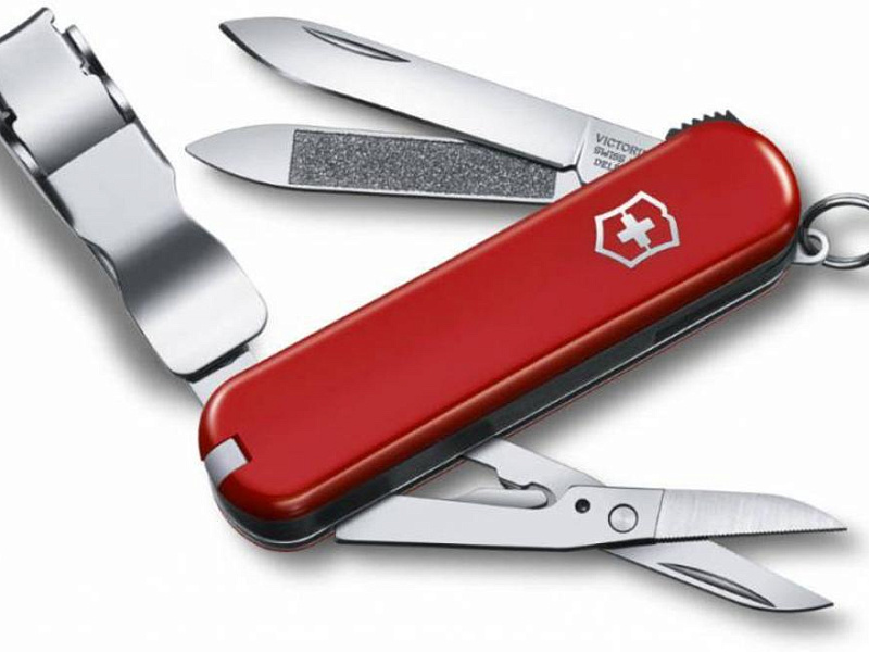 Нож-брелок Nail Clip 580, красный