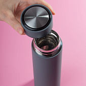 Термос с ситечком Percola, серый