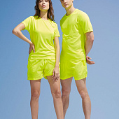 Футболка унисекс Sporty 140, желтый неон