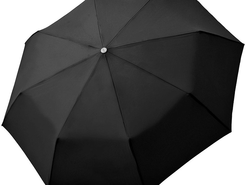 Зонт складной Carbonsteel Magic, черный