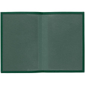 Обложка для паспорта Shall, зеленая