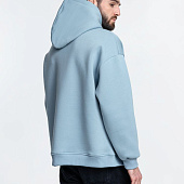 Худи Kulonga Oversize, серо-голубое