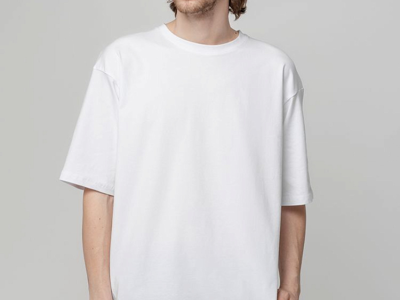 Футболка унисекс оверсайз Street Vibes, молочно-белая