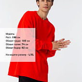 Джемпер оверсайз унисекс Stated в сумке, красный