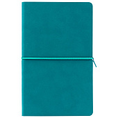 Ежедневник Nubuk, недатированный, бирюзовый