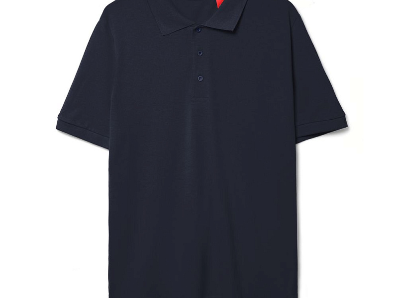 Рубашка поло мужская Adam, темно-синяя