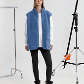 Жилет унисекс Oblako, голубой