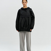 Дождевик-анорак Alatau, укороченный, черный, единый размер