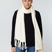 Шарф Flette, белый (молочный)