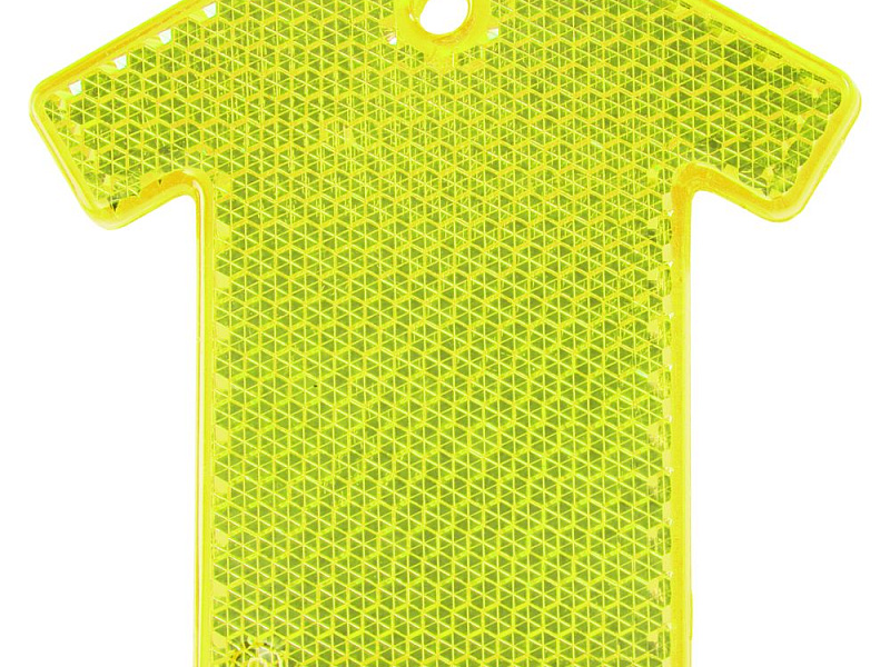 Светоотражатель «Футболка», неон-желтый