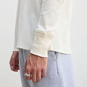 Футболка с длинным рукавом Thermal T, бежевая (неокрашенная)