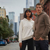 Толстовка с капюшоном унисекс BNC Inspire (Organic), ярко-синяя