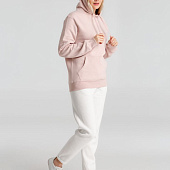 Толстовка с капюшоном унисекс King, розовая