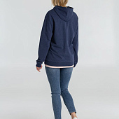 Толстовка с капюшоном унисекс Hoodie, синий меланж