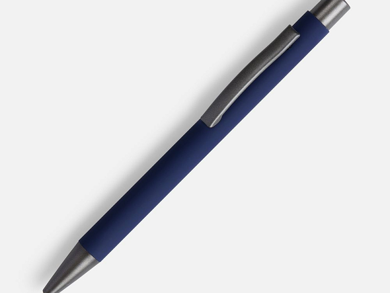 Ручка шариковая Atento Soft Touch, темно-синяя