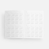 Ежедневник Nebraska Flex, недатированный, синий с золотистым