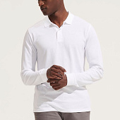 Рубашка поло унисекс с длинным рукавом Planet LSL, темно-зеленая