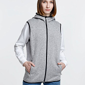 Жилет с капюшоном унисекс Gotland, серый