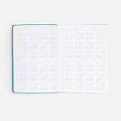 Ежедневник Flexpen Shall, недатированный, бирюзовый