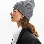 Шапка Bernard, серый меланж