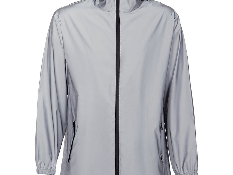 Парка Manifest из светоотражающей ткани, серая