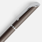 Ручка шариковая Glide, серо-коричневая