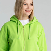 Толстовка на молнии с капюшоном Siverga 2.0, зеленое яблоко