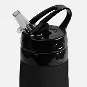 Складная бутылка для воды Langfossen, черная
